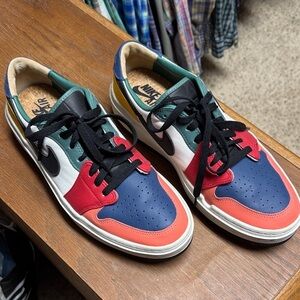 Nike Red and Blue multi colored Women's Sneakers. Jordans